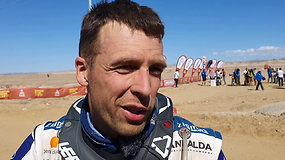 Arūnas Gelažninkas po pirmojo greičio ruožo Dakare: „Labai pavojinga“