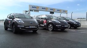 „Nissan LEAF 12 h silent challenge“ lenktynėse triumfavo Latvijos komanda