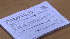 Britanijos rinkėjai balsuoja referendume dėl tolesnės šalies narystės Europos Sąjungoje