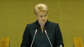 Dalia Grybauskaitė: „Svarbiausia, kad žmonių viltis netaptų nusivylimu“