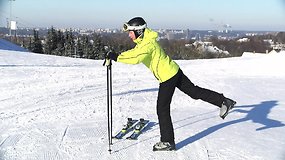 Patarimai slidininkams: pratimai, kurie padės apšilti prieš pirmą nusileidimą nuo kalno
