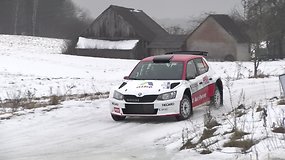 Utenos apylinkėse vyko „Halls Winter Rally“ lenktynės
