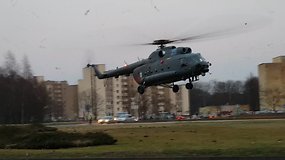 Karinių oro pajėgų sraigtasparnis iš Latvijos pargabeno donoro organus skubiai operacijai Vilniuje