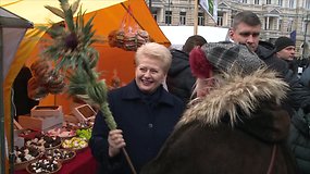 Dalia Grybauskaitė apsilankė tradicinėje Vilniaus Kaziuko mugėje