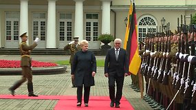 Dalia Grybauskaitė susitiko su Vokietijos Federaliniu prezidentu Franku-Walteriu Steinmeieriu