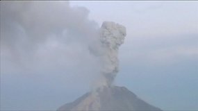 Indonezijoje išsiveržė Sinabungo ugnikalnis