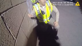 Paviešintas Las Vegaso šaudynių vaizdo įrašas iš policininko kameros