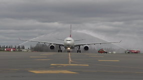 „Airbus A330F“ – didžiausias krovininis orlaivis, kada nors nusileidęs Vilniaus oro uoste
