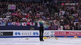 Geriausia visų laikų laisvoji programa: Yuzuru Hanyu i&scaron;kovojo auksą