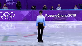 Įspūdinga Yuzuru Hanyu trumpoji programa Pjongčange