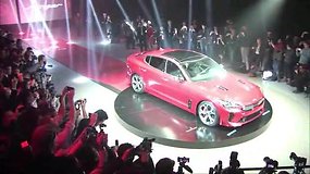 „KIA Stinger“ pristatymas Šiaurės Amerikos automobilių parodoje