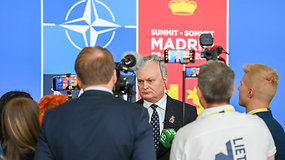 G.Nausėda po NATO viršūnių susitikimo: sankcijų taikymo klausimai yra Vyriausybės rankose