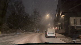 Rytinė pūga Vilniuje
