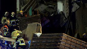 Belgijoje, po sprogimo sugriuvus pastatui, sužeista 14 žmonių