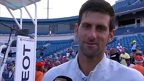Novakas Džokovičus: „Tai vienas ypatingiausių momentų mano karjeroje“