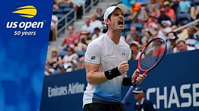 Andy Murray „US Open“ starte nugalėjo Jamesą Duckworthą