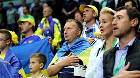 Daviso taurės varžybų Lietuva - Ukraina pirma diena