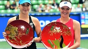 Agnieszka Radwanska tapo turnyro Japonijoje nugalėtoja