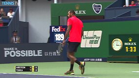 Jo-Wilfried Tsonga gražus ta&scaron;kas &Scaron;anchajuje