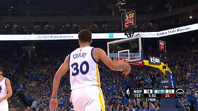Stephenas Curry per pirmą ketvirtį pelnė 24 ta&scaron;kus