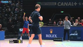 Richardo Gasquet gražus taškas Paryžiuje