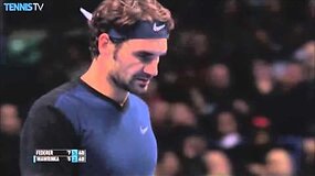 Gražus Rogerio Federerio ta&scaron;kas Londono pusfinalyje