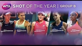 WTA gražiausių metų taškų nominantės. B grupė