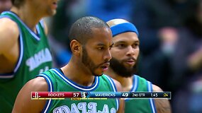 Devin Harris pataikė cirko vertą metimą į Rockets krep&scaron;į