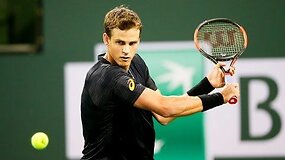 Indian Velso sensacija: Vasekas Pospi&scaron;ilas nugalėjo pirmą pasaulio raketę Andy Murray