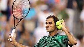 Svajonių a&scaron;tuntfinalyje Rogeris Federeris be vargo susitvarkė su Rafaeliu Nadaliu