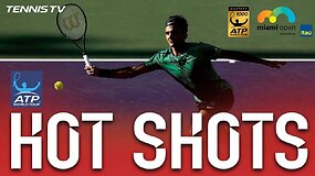 Gražus Rogerio Federerio ta&scaron;kas mače su Roberto Bautista Agutu