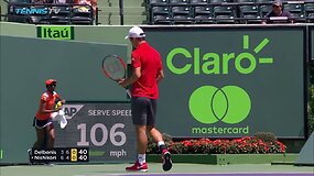 R.Federeris, R.Nadalis  A.Zverevas pasiekė ketvirtfinalį Majamye