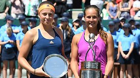 19-metė Rusijos tenisininkė Daria Kasatkina iškovojo pirmą čempionės titulą