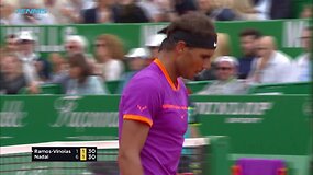 Gražus Rafaelio Nadalio ta&scaron;kas Monte Karlo finale