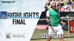 Lucas Pouille Štutgarte iškovojo pirmą karjeros titulą ant žolės