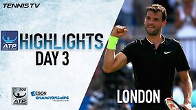 G.Dimitrovas, T.Berdychas pateko į ketvirtfinalį Didžiojoje Britanijoje