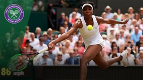 Venus Williams puikus taškas Vimbldono pusfinalyje