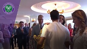 &Scaron;eimos, draugų, kolegų ir karali&scaron;kos &scaron;eimos sveikinimai Rogeriui Federeriui