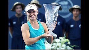 Daria Gavrilova Konektikuto finale nugalėjo Dominiką Cibulkovą