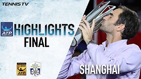 Meistrų finale &Scaron;anchajuje Rogeris Federeris nugalėjo Rafaelį Nadalį