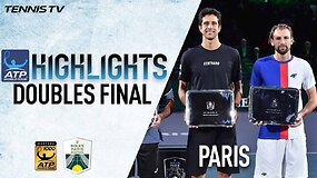 Paryžiaus &bdquo;Masters&ldquo; dvejetų turnyre triumfavo Lukaszas Kubotas ir Marcelo Melo