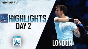 Grigoras Dimitrovas i&scaron;plė&scaron;ė pergalę &bdquo;ATP Finals&ldquo; turnyro debiute
