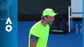 Įspūdinga Ivo Karlovičiaus ir Yuichi Sugita akistata anrame &bdquo;Australian Open&ldquo; rate