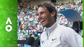 Rafaelio Nadalio interviu po antros pergalės &bdquo;Australian Open&ldquo; turnyre