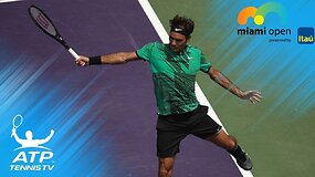 10 gražiausių Rogerio Federerio ta&scaron;kų Majamio turnyre