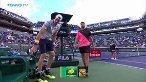 Jackas Sockas ir Johnas Isneris tapo Indian Velso dvejetų čempionais