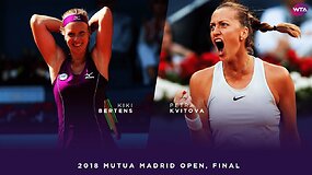Petra Kvitova trečią kartą tapo Madrido čempione