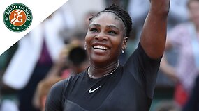 Serena Williams i&scaron;kovojo antrą pergalę Roland Garros turnyre