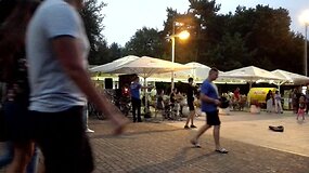 Gatvės muzikantai Palangoje