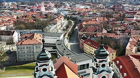 Vilnius karantine iš paukščio skrydžio